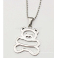 Vente en gros Collier pendentif mignon en acier inoxydable